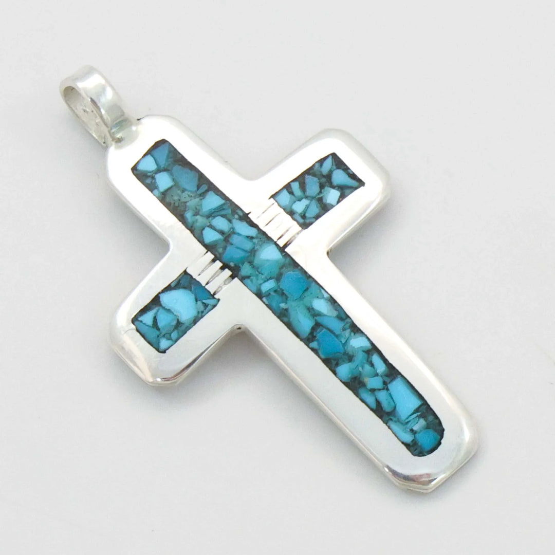 Turquoise Cross Pendant