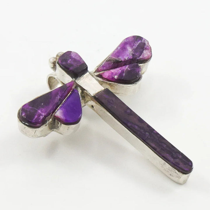 Sugilite Dragonfly Pin and Pendant