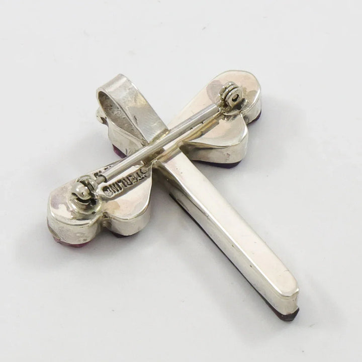Sugilite Dragonfly Pin and Pendant