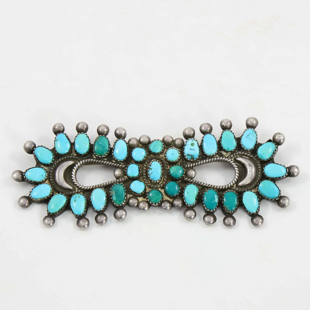 1940s Turquoise Cluster Pin
