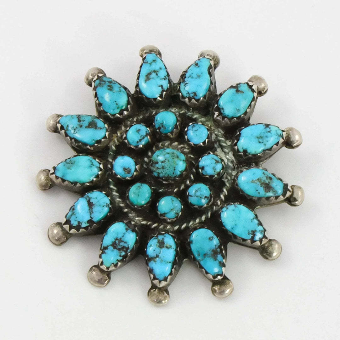 1940s Turquoise Pin