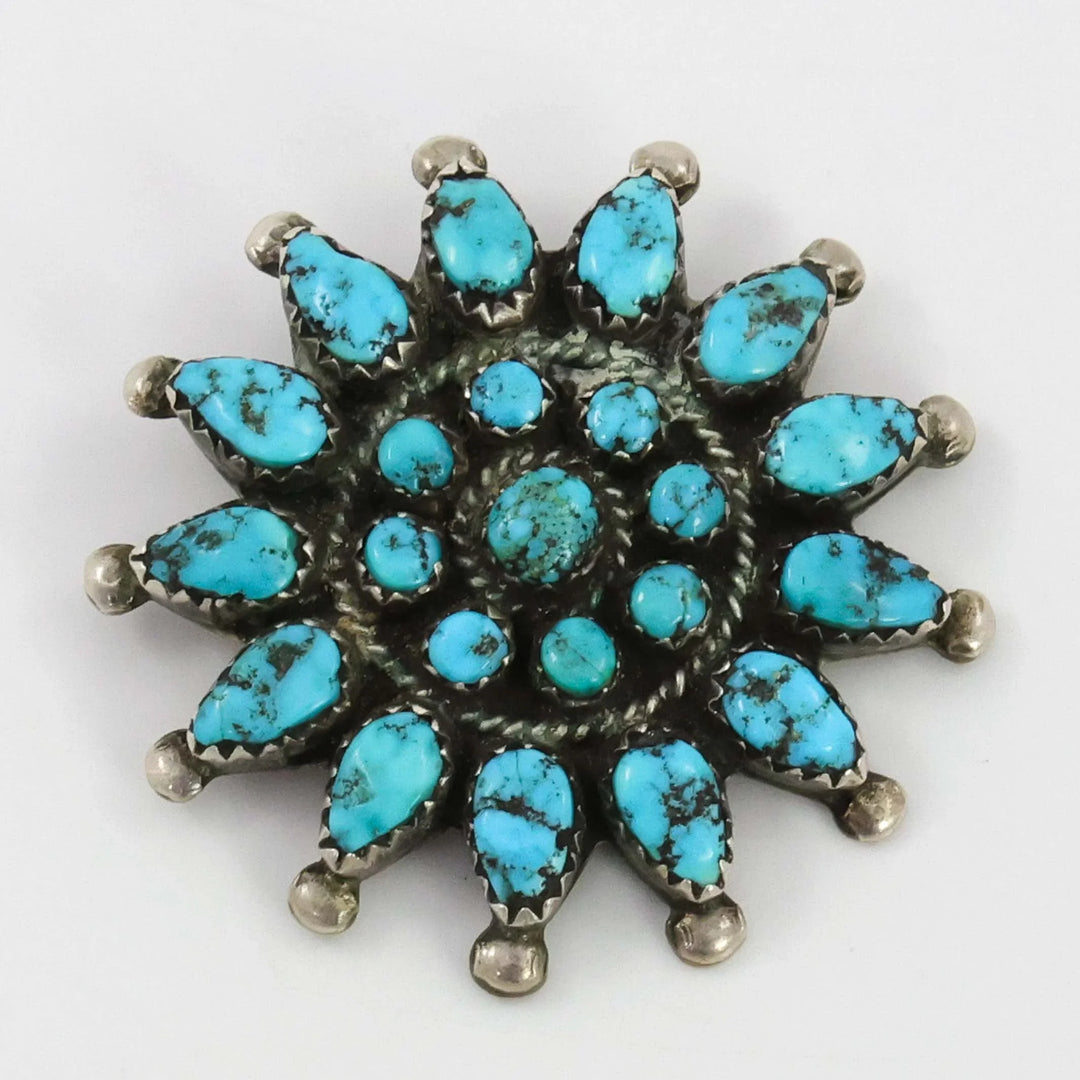 1940s Turquoise Pin
