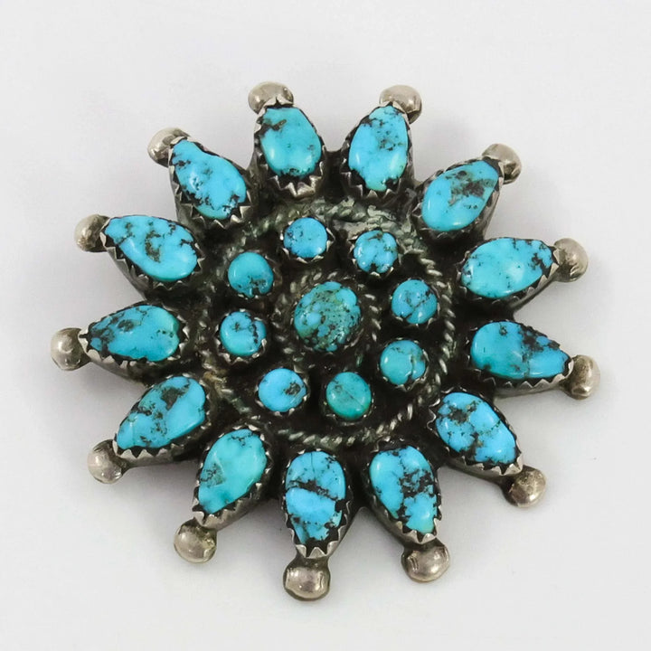 1940s Turquoise Pin