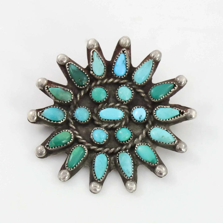 1940s Turquoise Pin