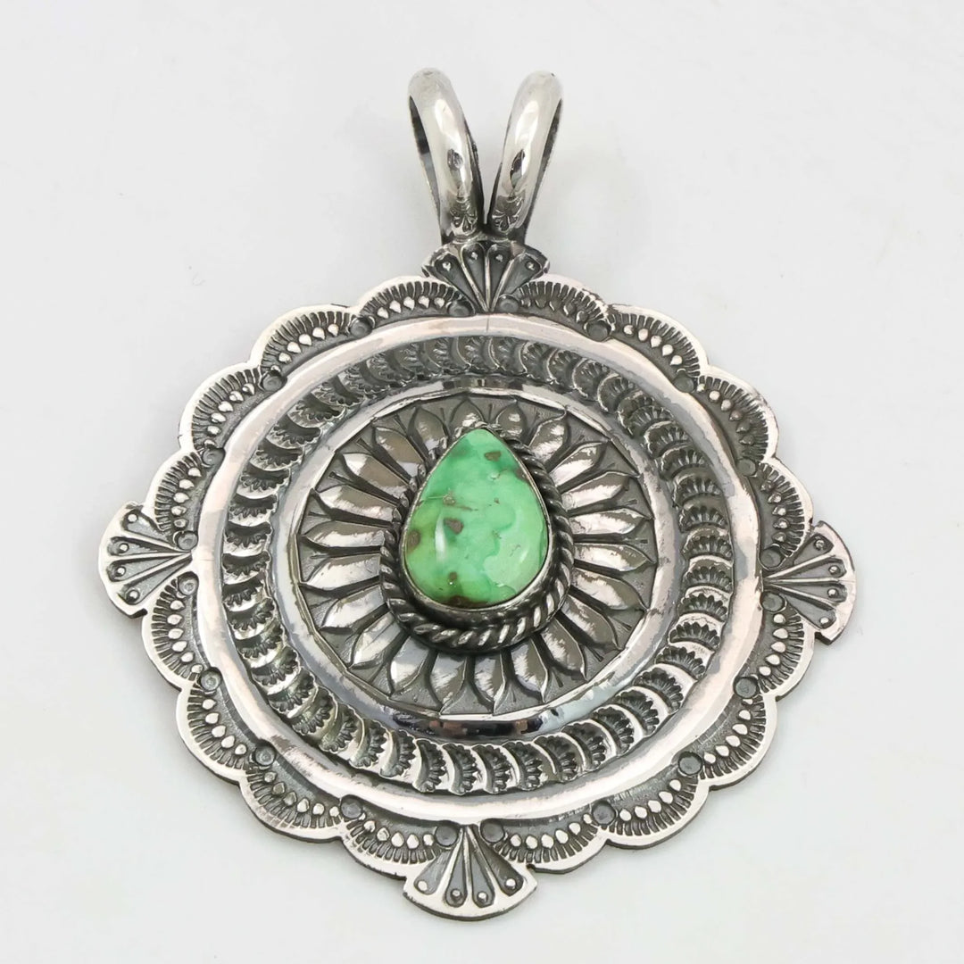 Sonoran Gold Turquoise Pendant