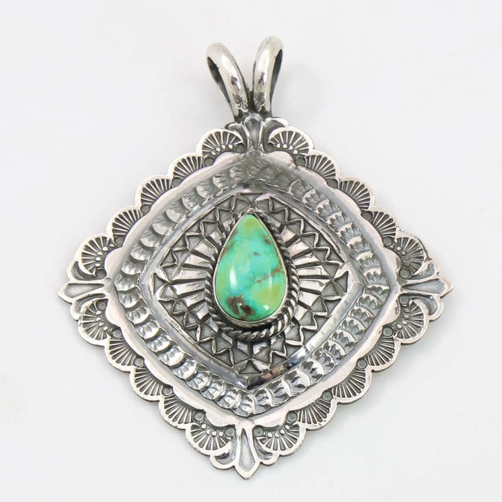 Sonoran Gold Turquoise Pendant
