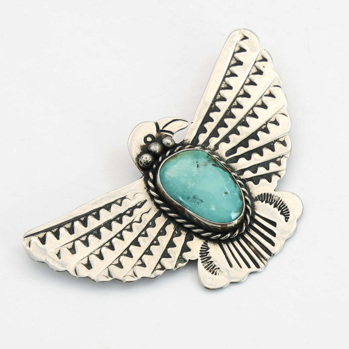 Turquoise Thunderbird Pin
