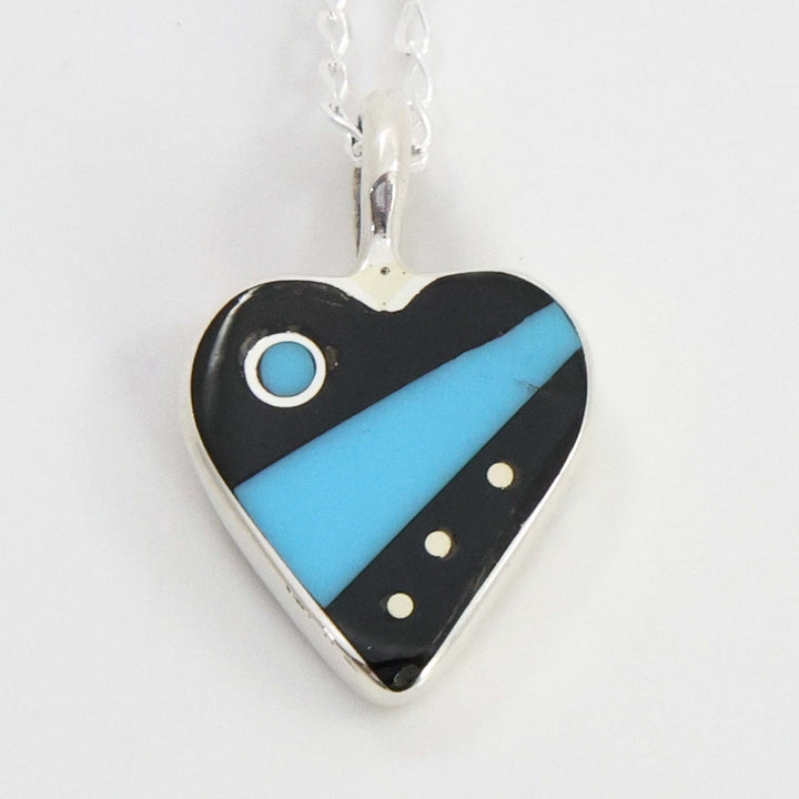 Inlay Heart Pendant