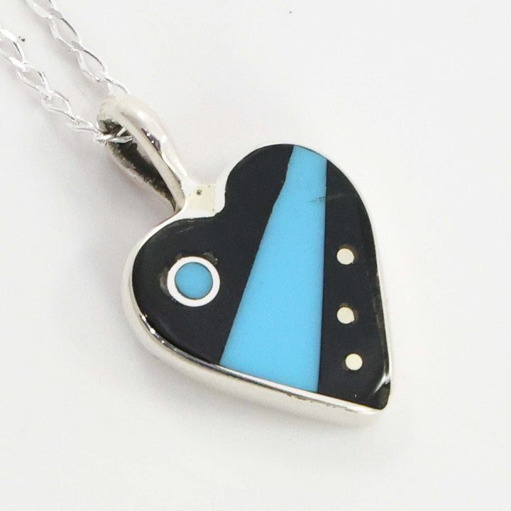 Inlay Heart Pendant