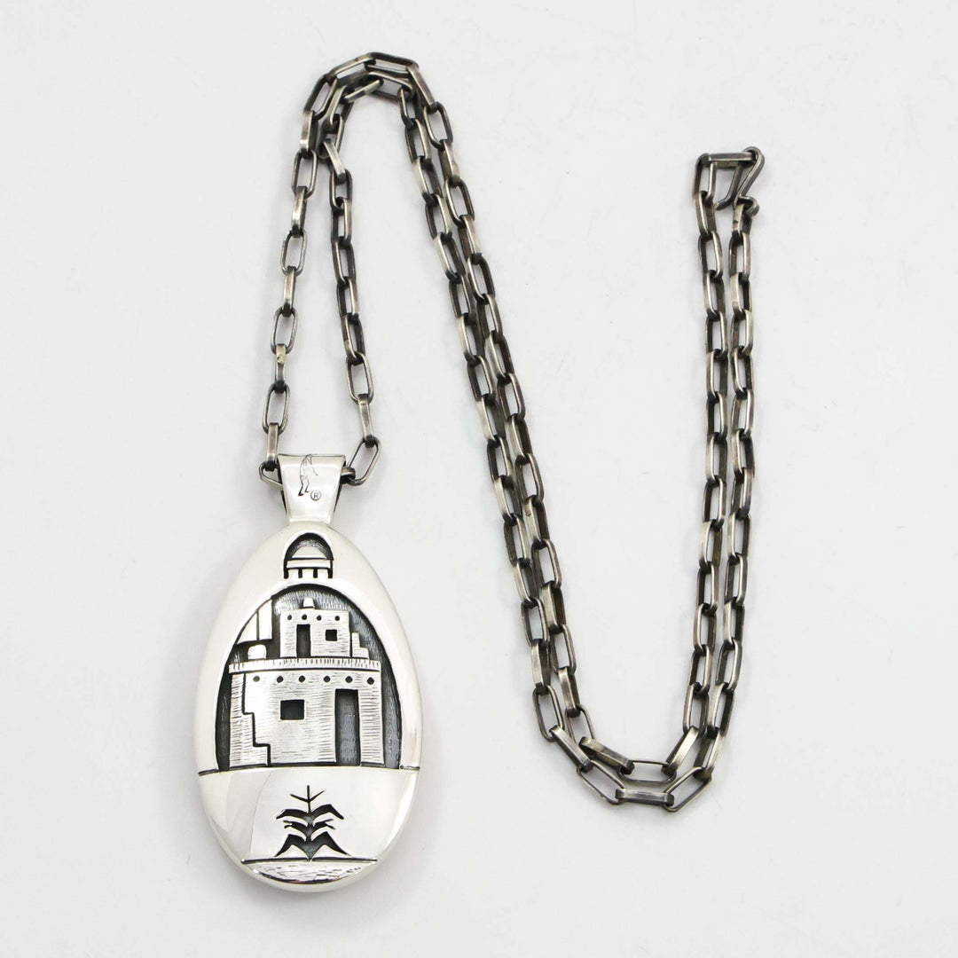 Reversible Pendant on Chain