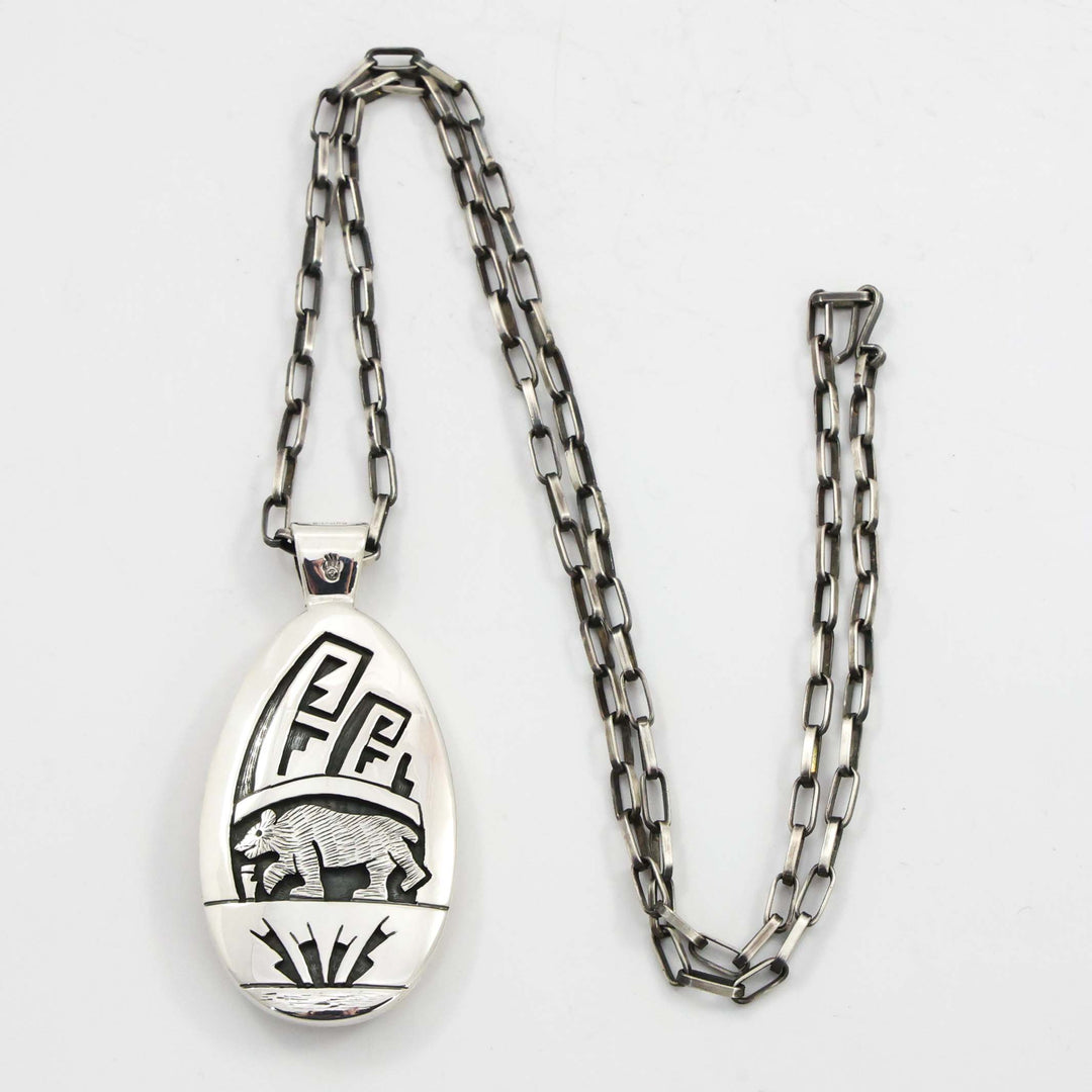Reversible Pendant on Chain
