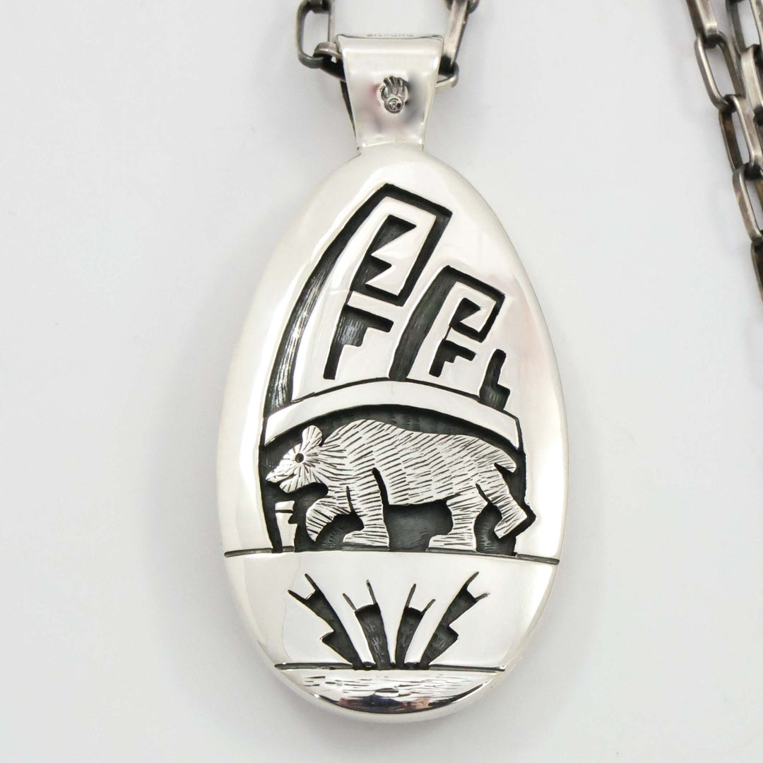 Reversible Pendant on Chain