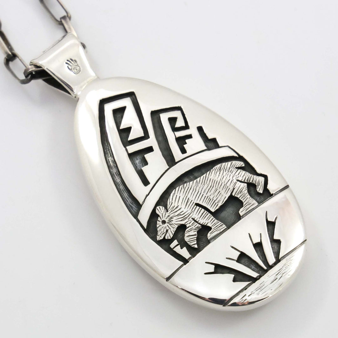 Reversible Pendant on Chain