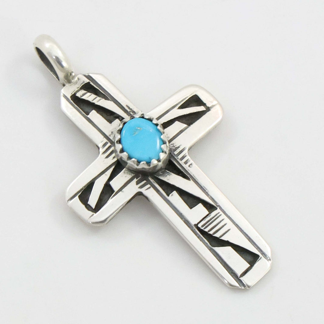 Turquoise Cross Pendant