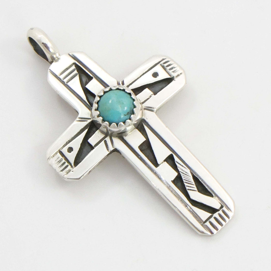 Turquoise Cross Pendant