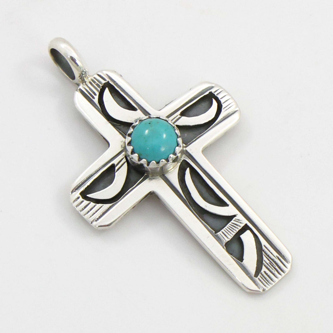 Turquoise Cross Pendant