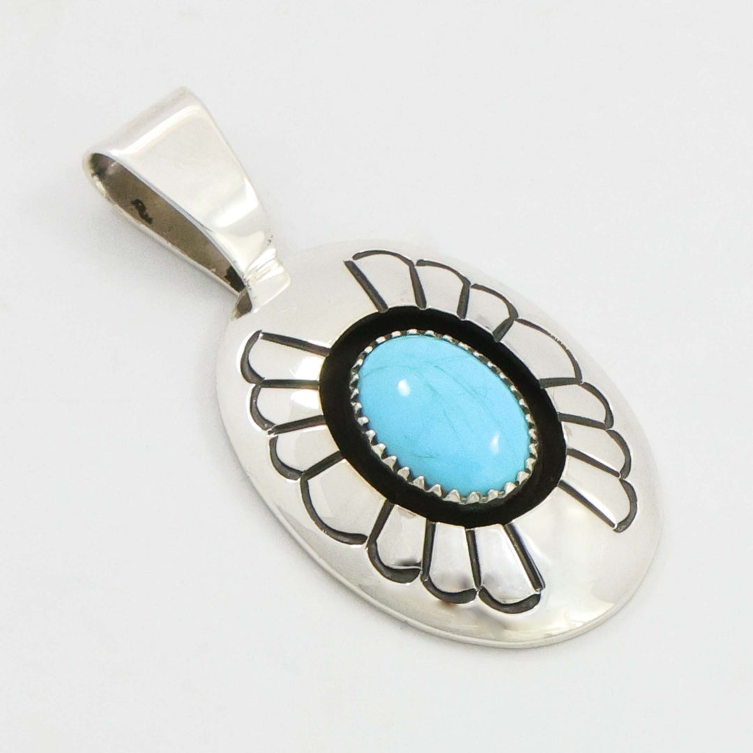 Sleeping Beauty Turquoise Pendant