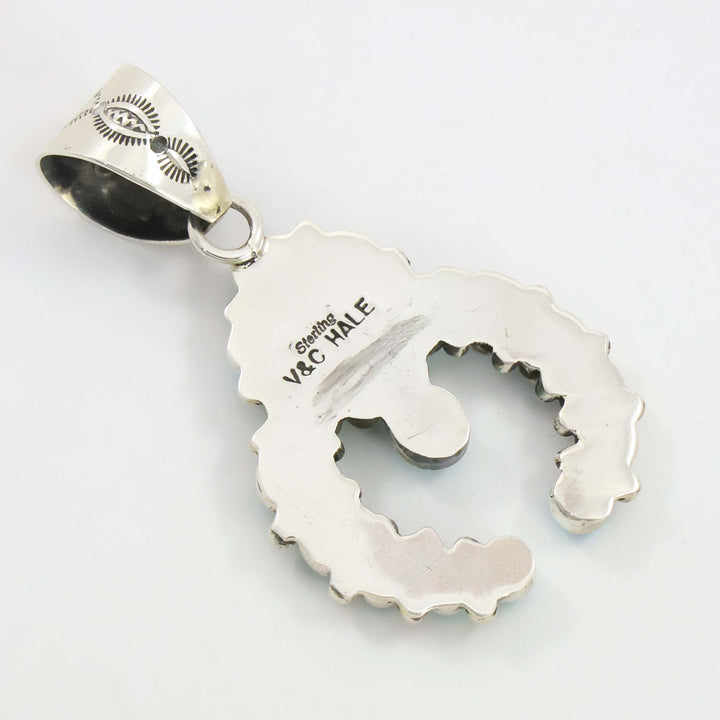 Blue Bird Turquoise Naja Pendant