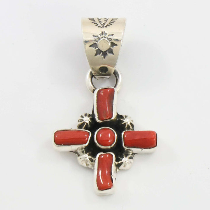 Coral Four Directions Pendant