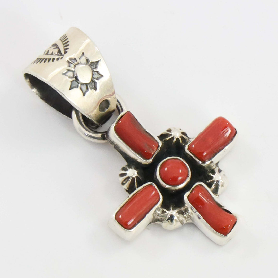 Coral Four Directions Pendant