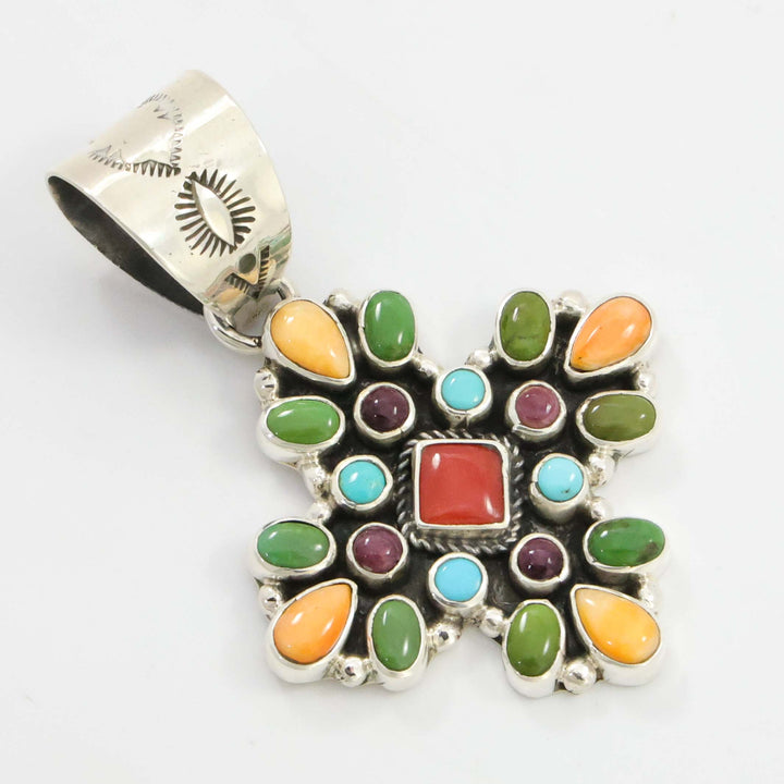 Multi-Stone Four Directions Pendant