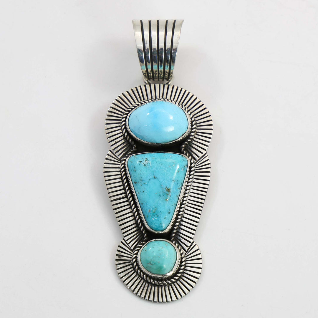 Fox Turquoise Pendant