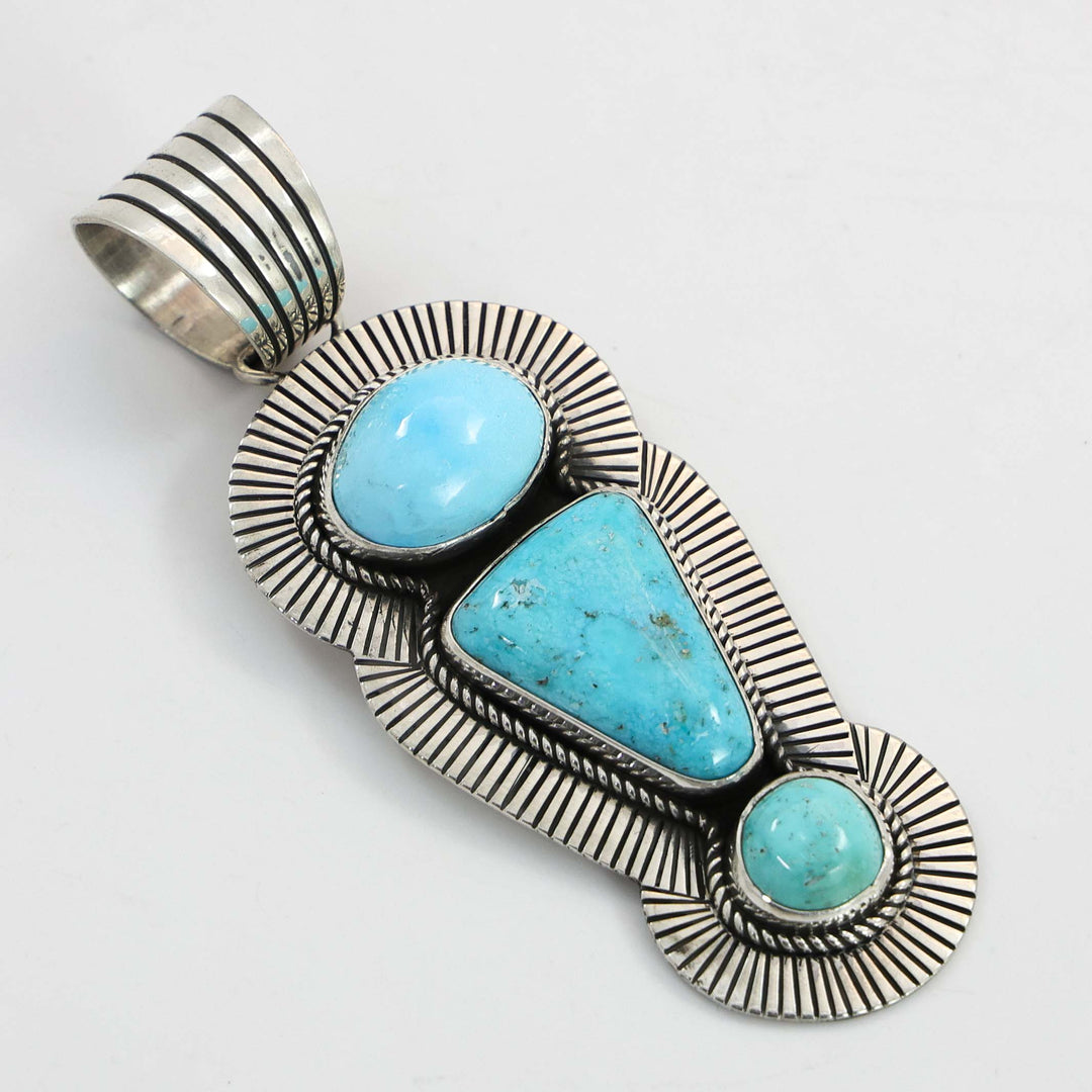 Fox Turquoise Pendant