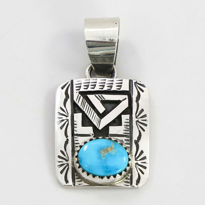 Blue Gem Turquoise Pendant