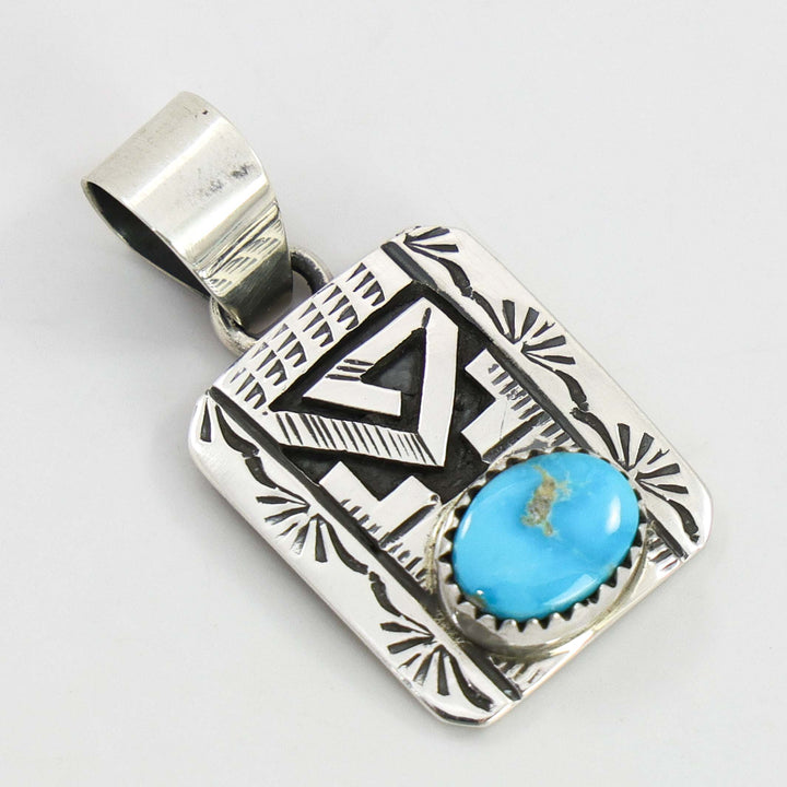 Blue Gem Turquoise Pendant
