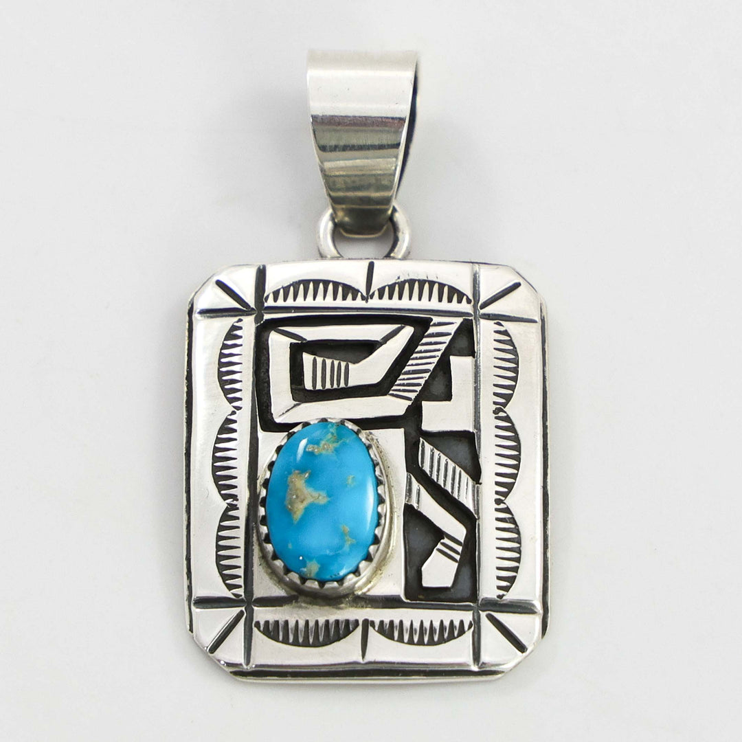Blue Gem Turquoise Pendant