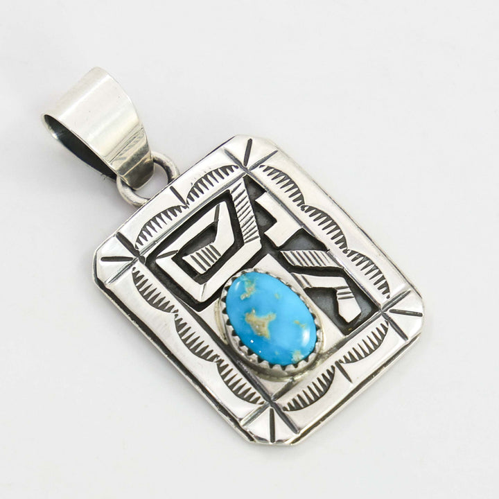 Blue Gem Turquoise Pendant
