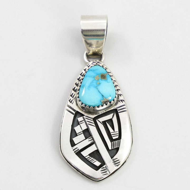 Blue Bird Turquoise Pendant