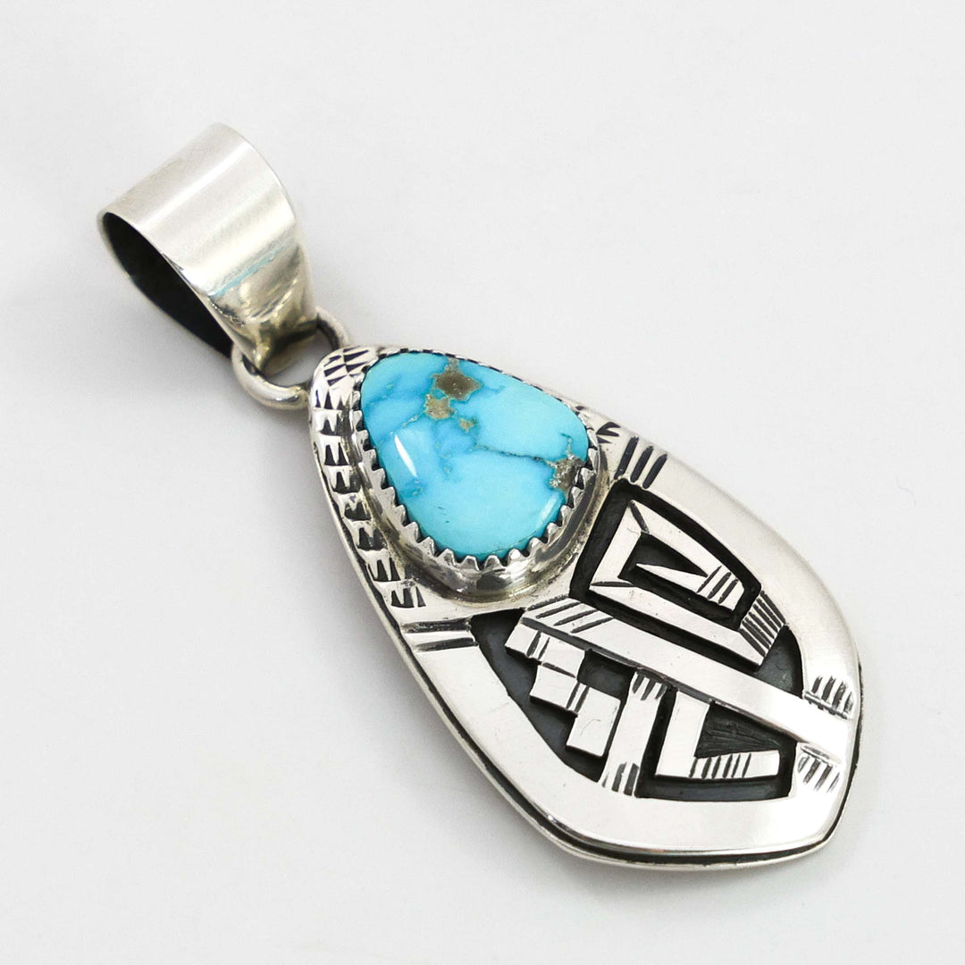Blue Bird Turquoise Pendant