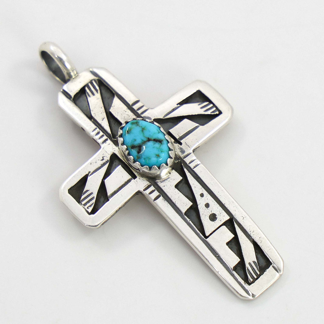 Turquoise Cross Pendant