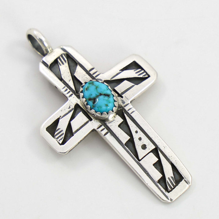 Turquoise Cross Pendant
