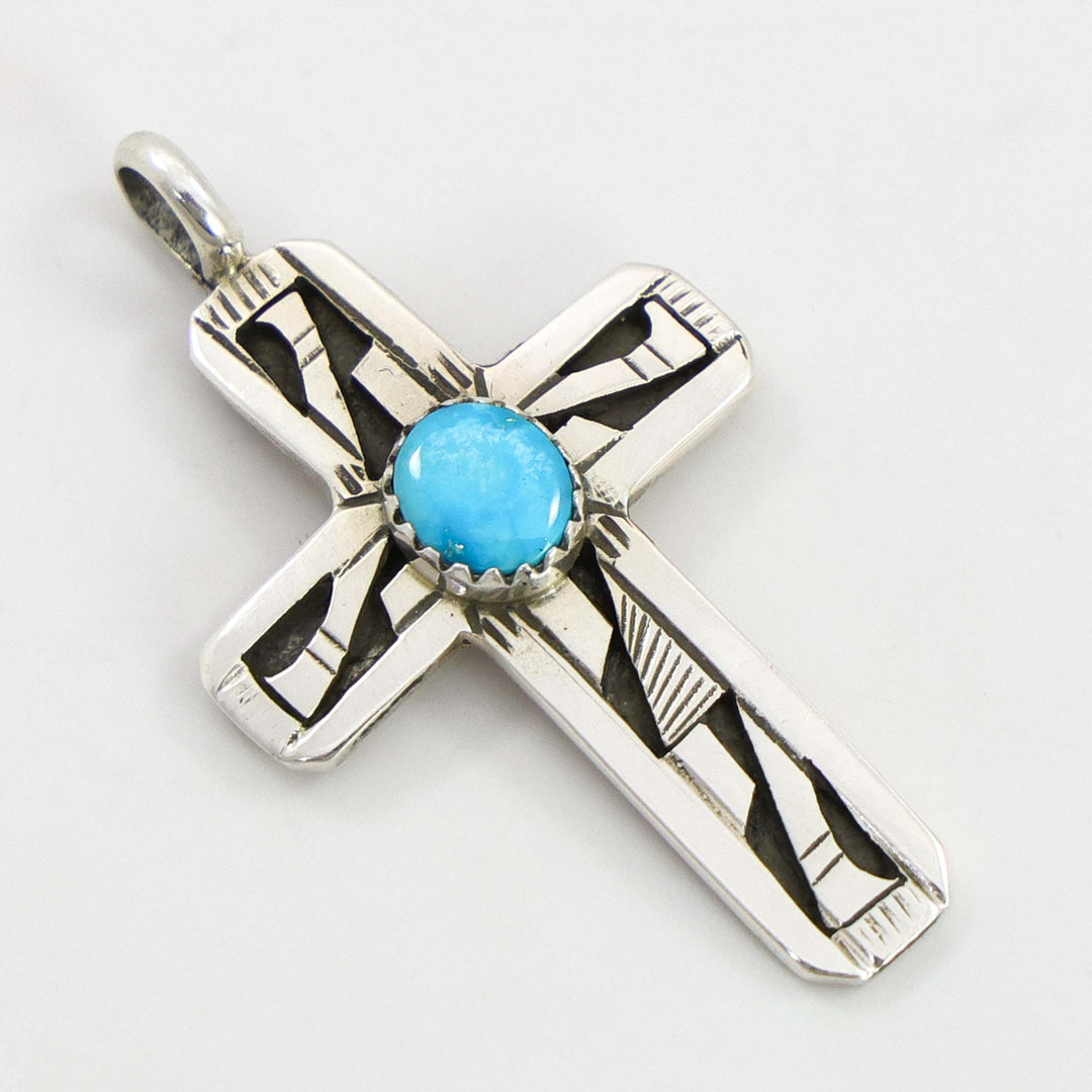Turquoise Cross Pendant