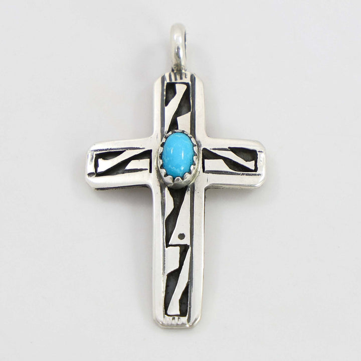 Turquoise Cross Pendant