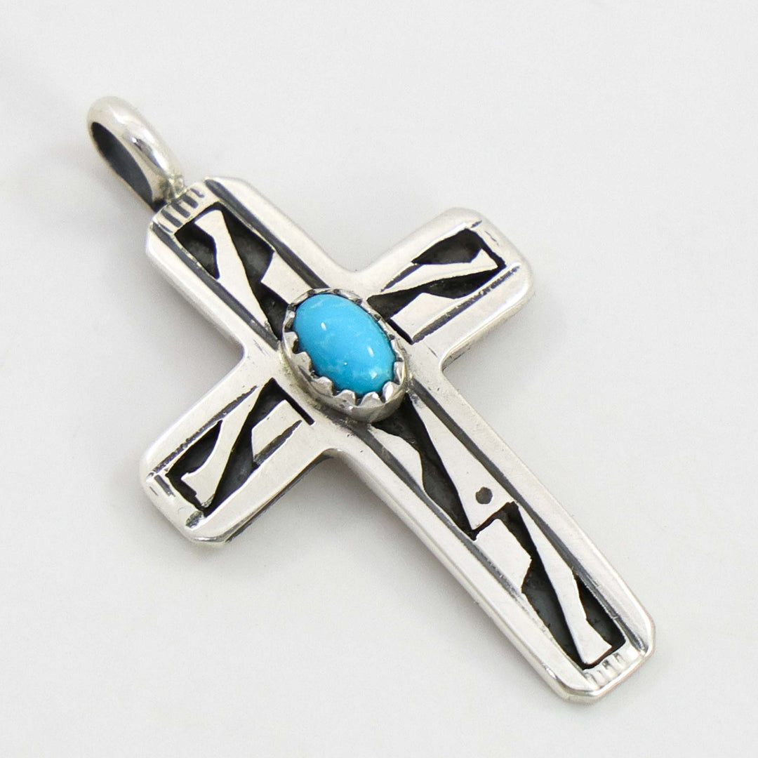 Turquoise Cross Pendant