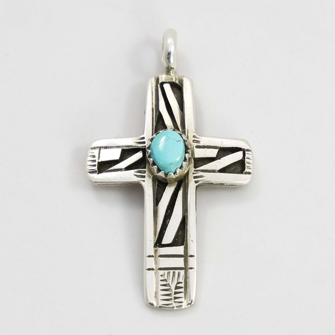Turquoise Cross Pendant
