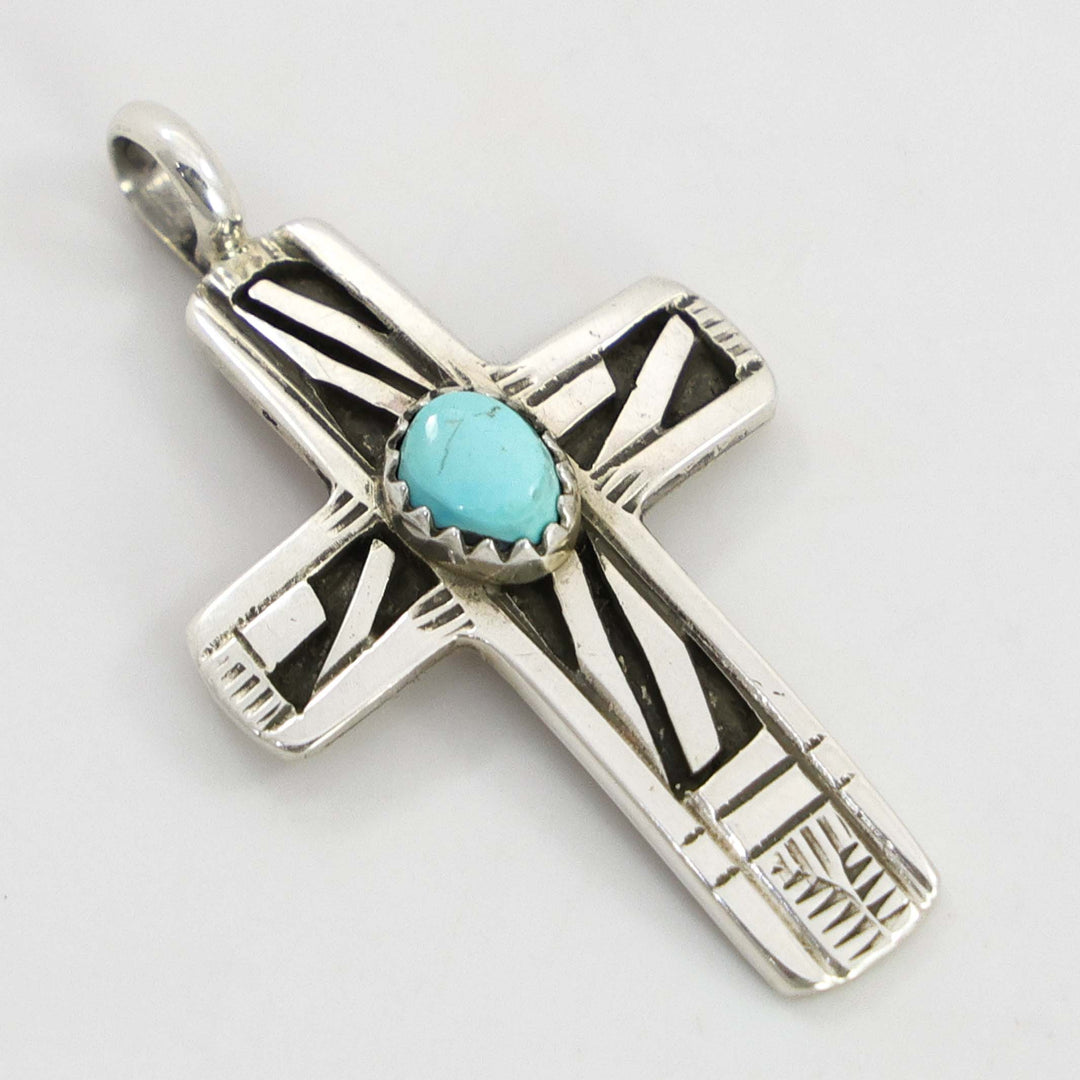 Turquoise Cross Pendant