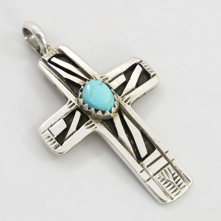 Turquoise Cross Pendant