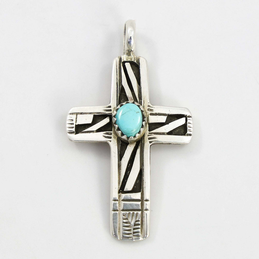 Turquoise Cross Pendant