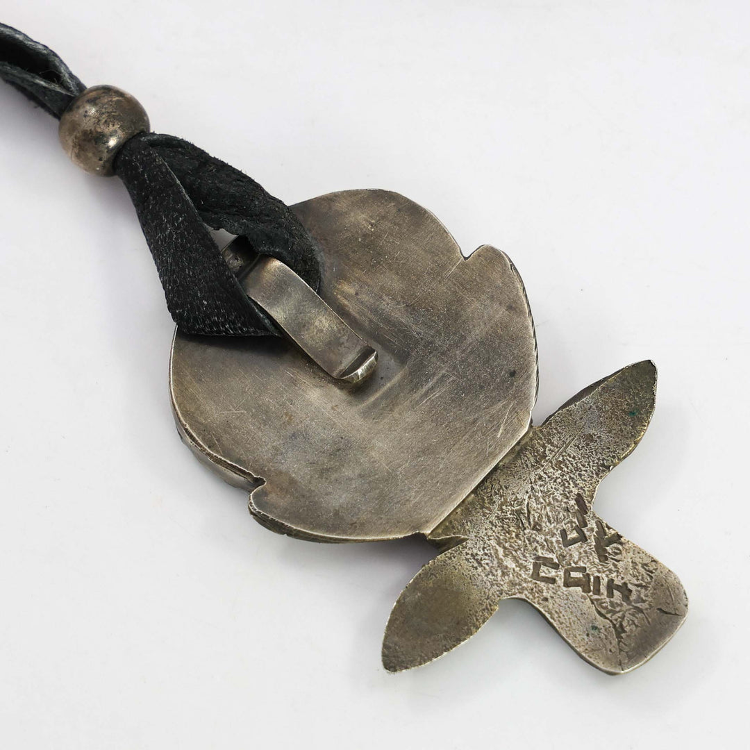 Kingman Turquoise Bull Pendant