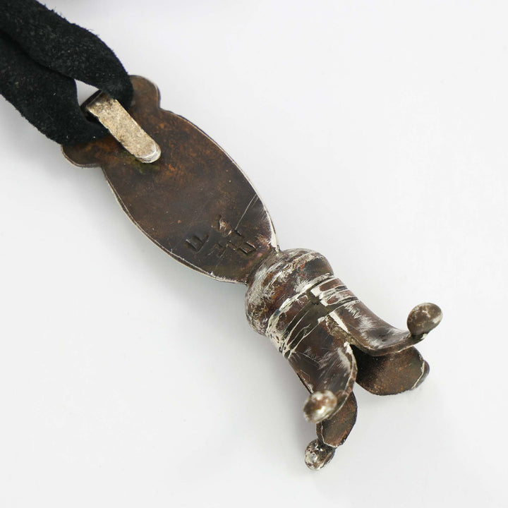 Turquoise Squash Blossom Pendant