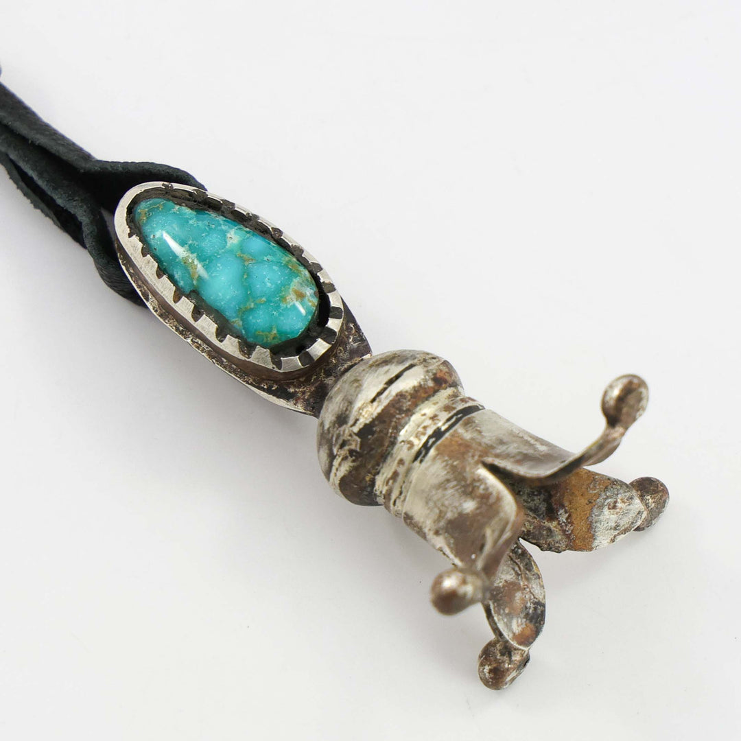 Royston Turquoise Squash Blossom Pendant