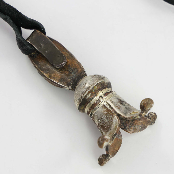 Royston Turquoise Squash Blossom Pendant