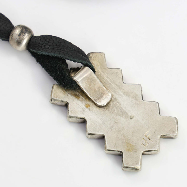 Turquoise and Jet Pendant