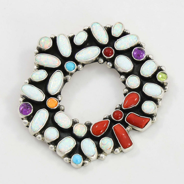 Christmas Wreath Pin