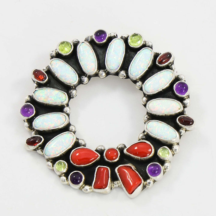 Christmas Wreath Pin