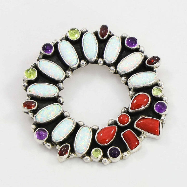 Christmas Wreath Pin